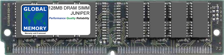 128MB DRAM SIMM MEMORY RAM FOR JUNIPER M40 ROUTER'S RE-1.0 / RE-233 ROUTING ENGINE (MM32X36-60EDO-G) - Click Image to Close